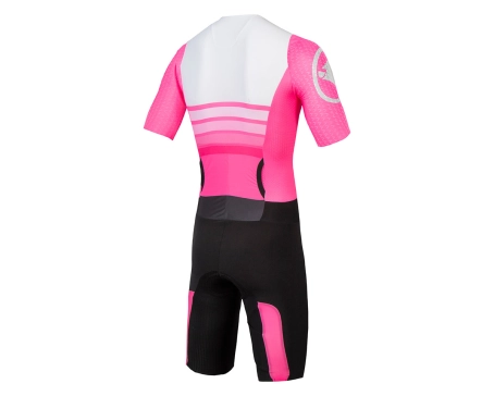 Combinaison Triathlon Homme QDC TRI SST Rose/Noir
