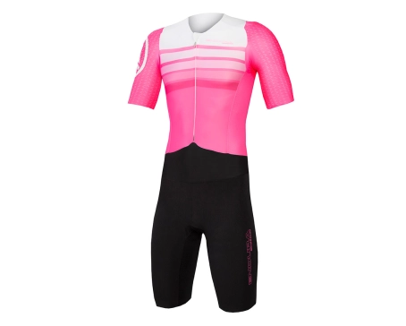 Combinaison Triathlon Homme QDC TRI SST Rose/Noir