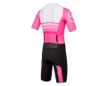 Combinaison Triathlon Homme QDC TRI SST Rose/Noir - Image 2/2